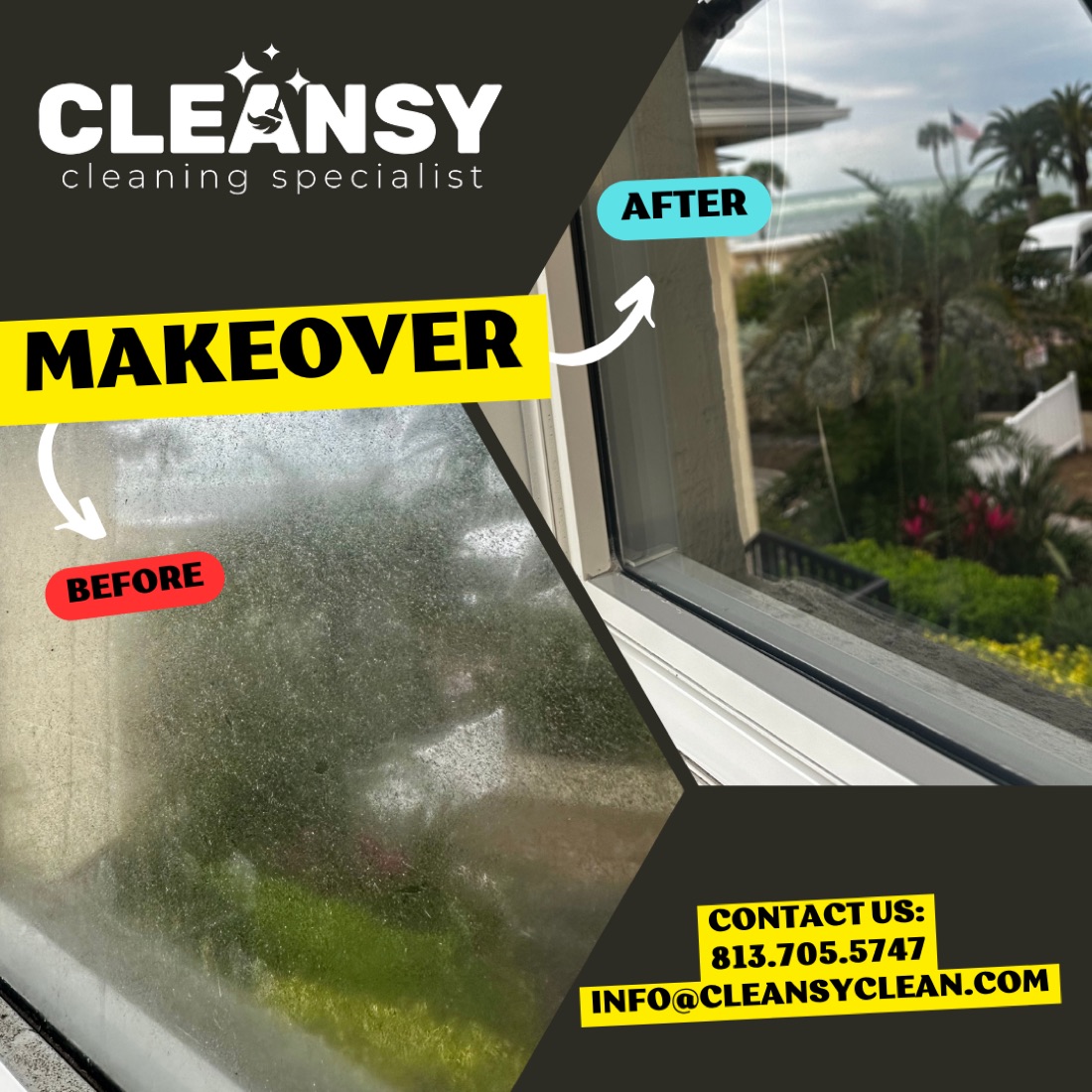 Before and after Windows Trisha1 — Cleansy Pressure & Window Washing