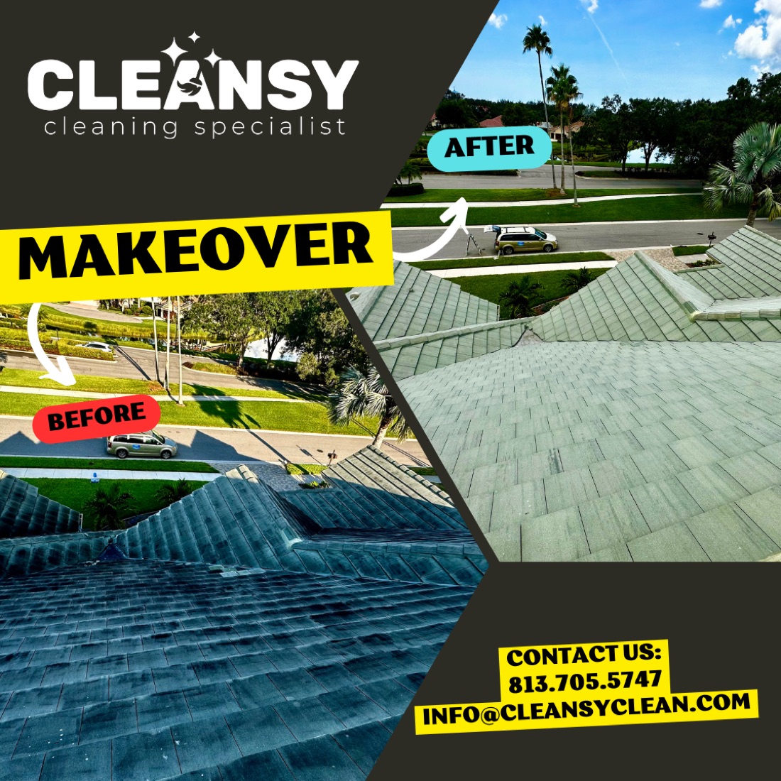Before and after Teto3 — Cleansy Pressure & Window Washing